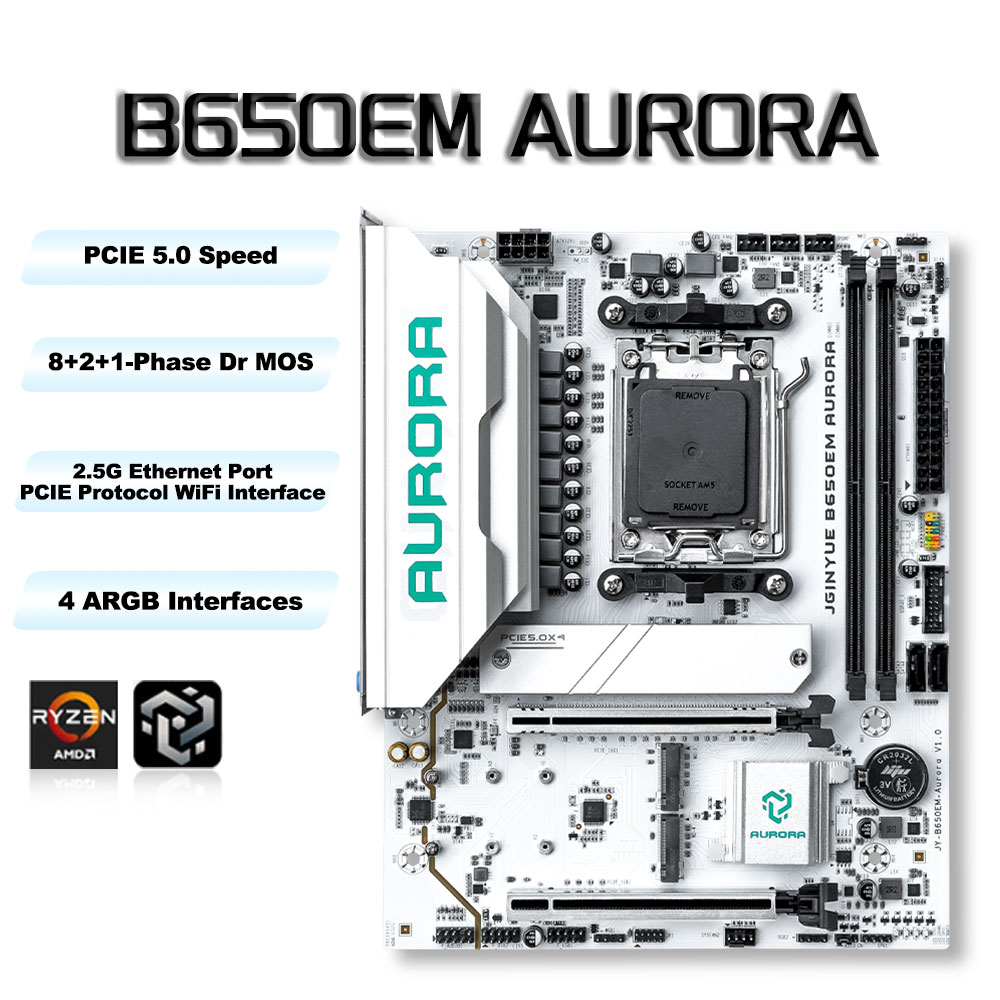 Am5 Micro Atx Pcie 5.0 Motherboard - Płyty główne Gaming B650 MATX AMD