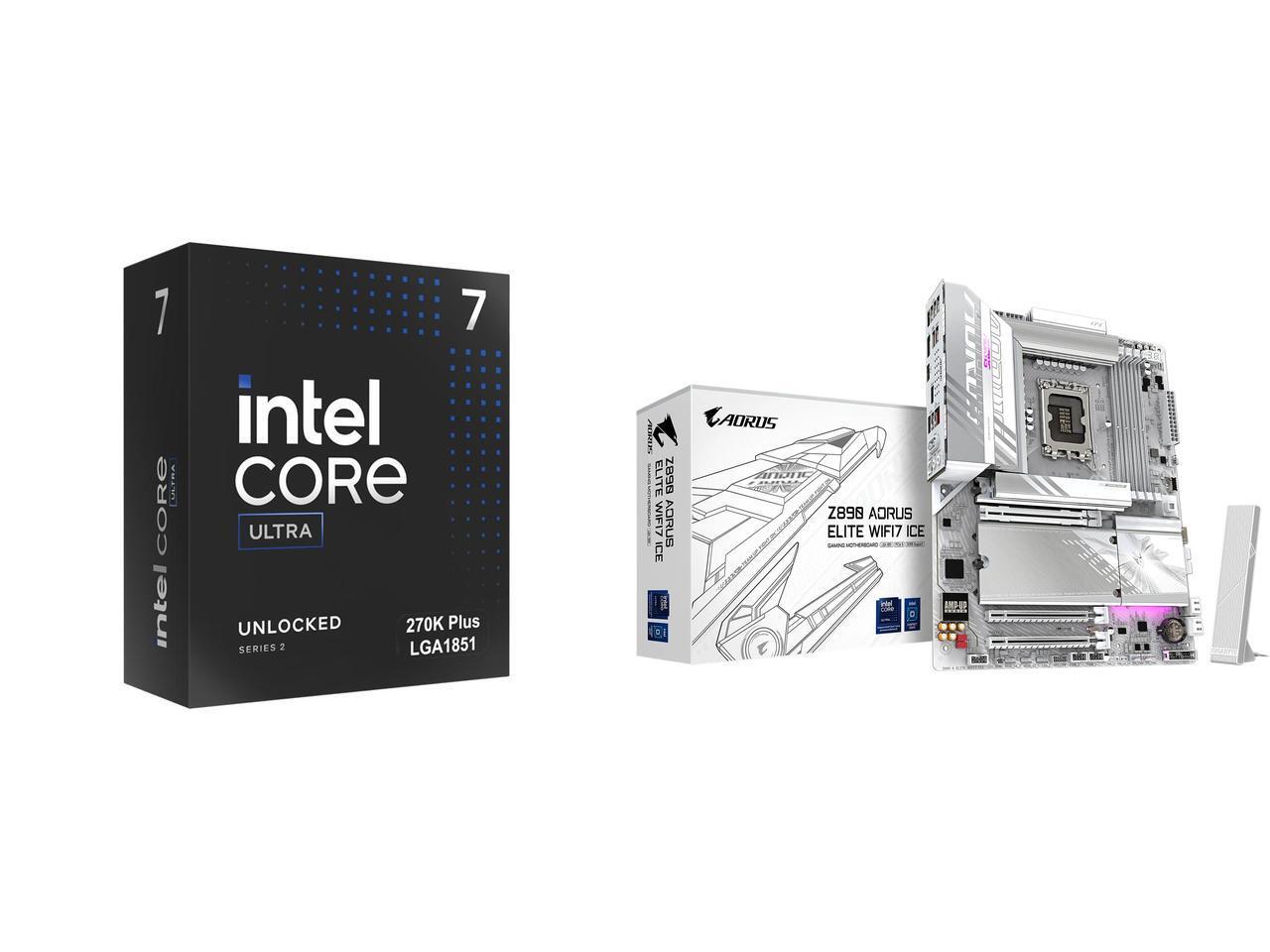 Z890 Wi-Fi 7 Motherboard - Zestaw CPU i płyty głównej -