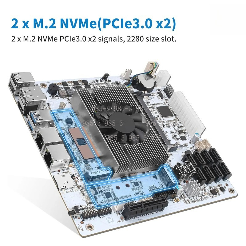 Płyta główna Mini ITX White M1 – Mini Itx Dual 2.5G Nas Motherboard recenzja i cena