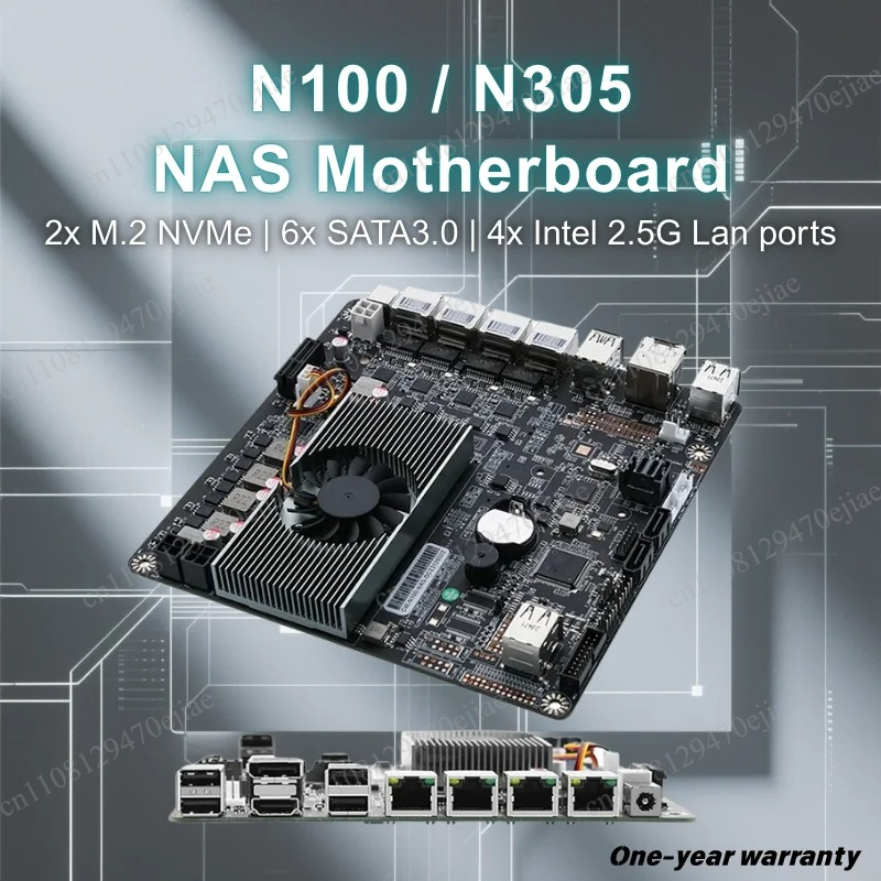 Płyta główna N100 Mini ITX NAS – Mini Itx Dual 2.5G Nas Motherboard recenzja i cena