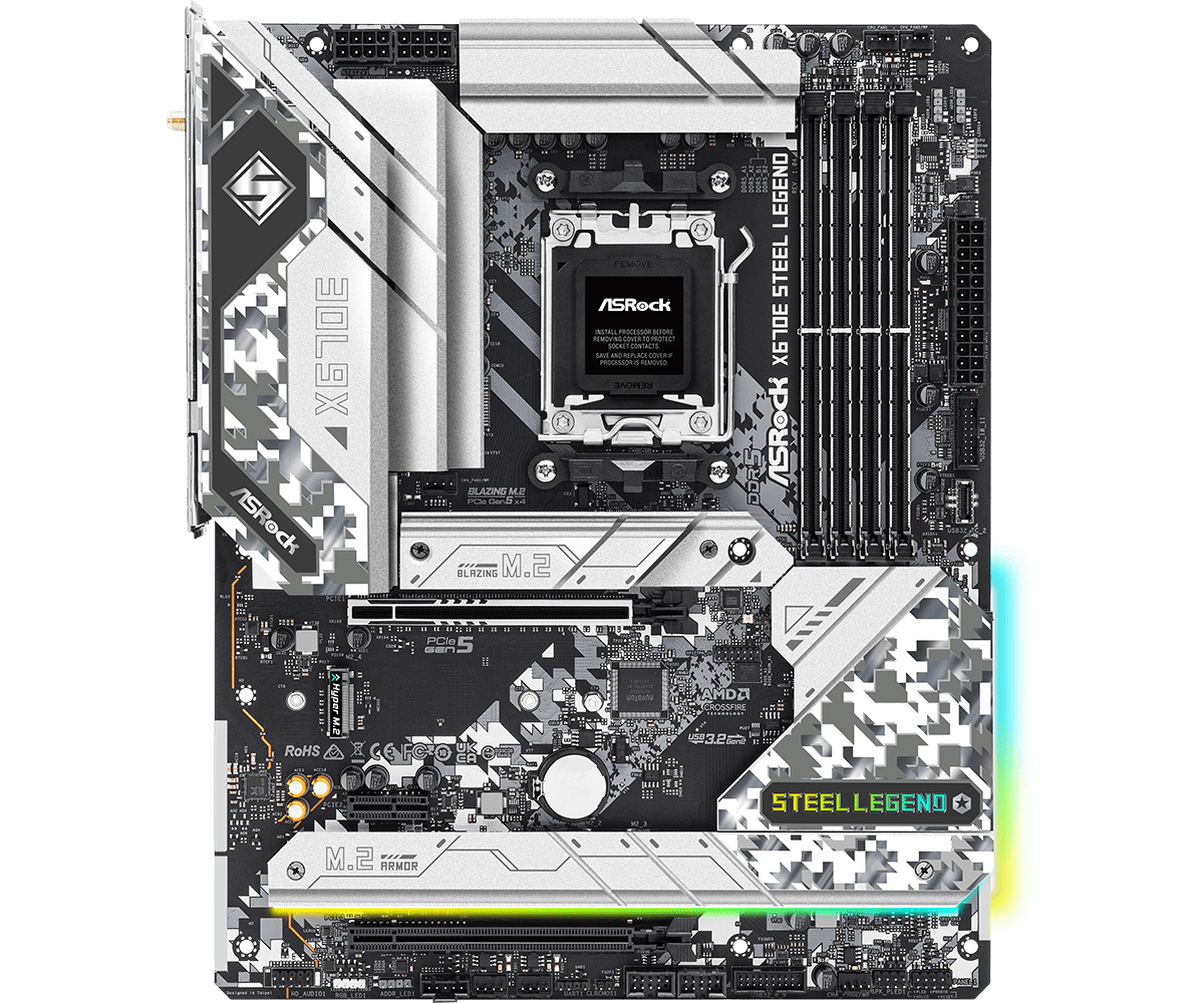 Płyta główna ASROCK X670E STEE – X870E Atx Motherboard recenzja i cena