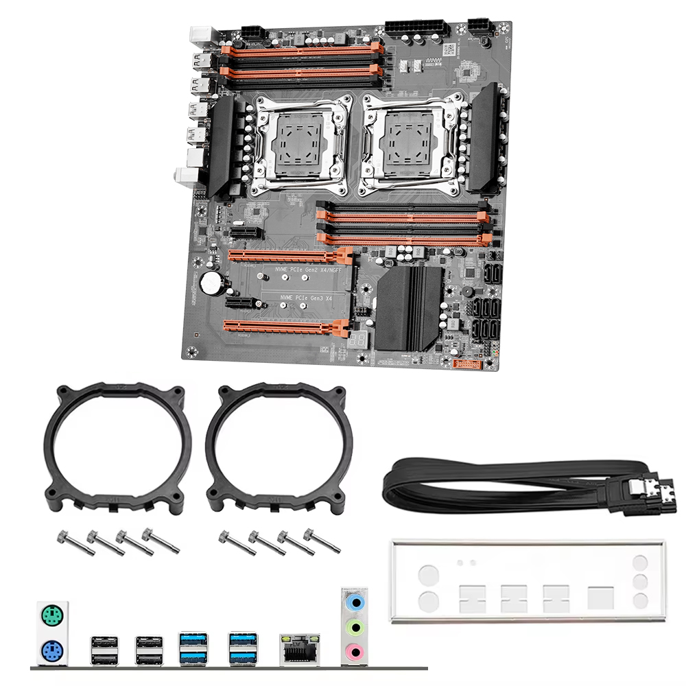 Zestaw płyty głównej X99 Dual  – Dual Lga2011-3 Server Motherboard Combo recenzja i cena