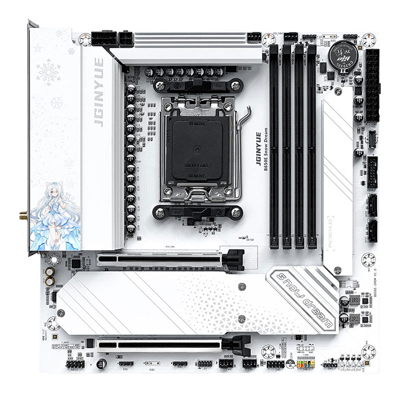 Płyta główna JGINYUE B650E Sno – Am5 Micro Atx Pcie 5.0 Motherboard recenzja i cena