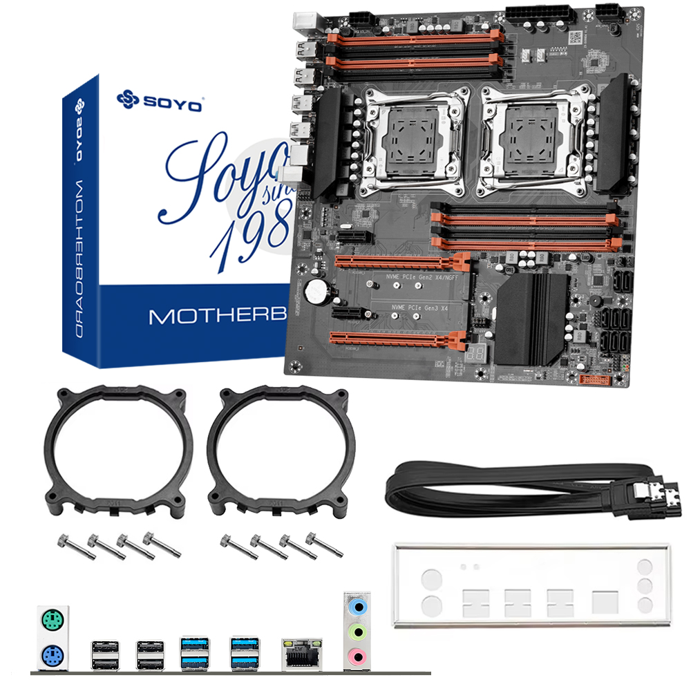 Płyta główna SOYO X99 Dual Gam – Dual Lga2011-3 Server Motherboard Combo recenzja i cena
